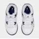 Zapatillas Air Jordan 4 Retro Midnight Navy para niño pequeño (Blanco/Azul)
