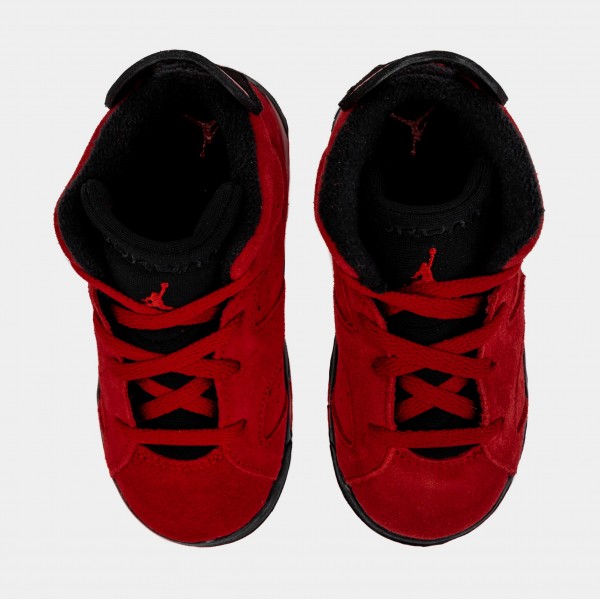 Air Jordan 6 Retro Toro Bravo Infantil Lifestyle Zapatos (Rojo / Negro)