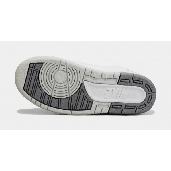 Zapatillas Air Jordan 2 Retro Cement Gris, Estilo de Vida Preescolar (Gris/Blanco)