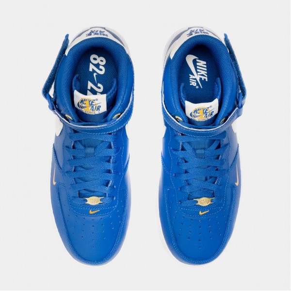 Zapatillas de Baloncesto Air Force 1 Mid para Hombre (Azules)