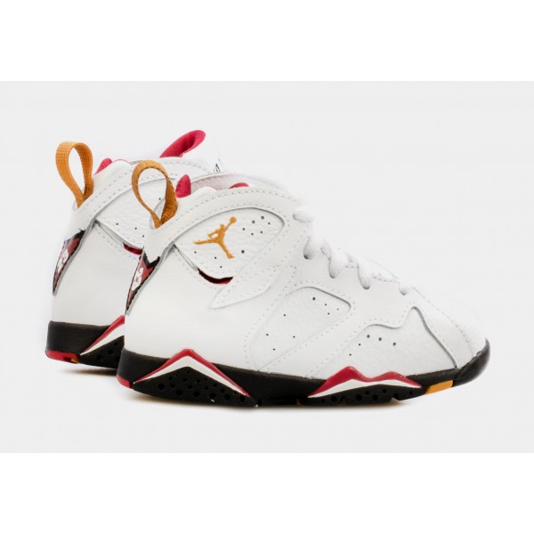 Air Jordan 7 Retro Cardenal Infantil Lifestyle Zapatos (Blanco/Rojo) Envío gratuito
