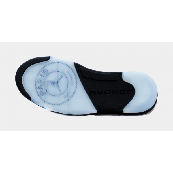 Air Jordan 5 Low x PSG Mens Lifestyle Shoes (Gris/Negro) Envío gratuito