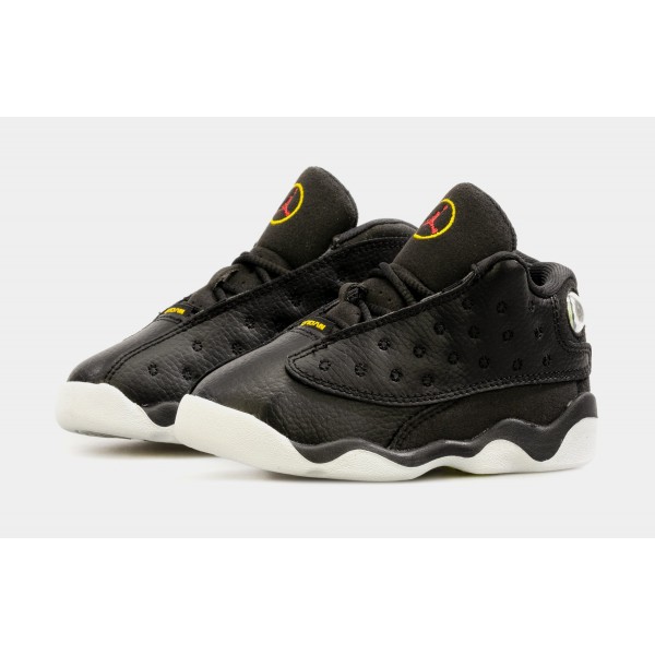 Air Jordan 13 Retro Playoffs Infantil Lifestyle Zapatos (Negro / Blanco) Envío gratuito
