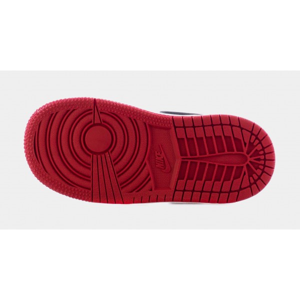 Zapatillas Air Jordan 1 High OG Patent Bred Niño Pequeño Lifestyle (Negro/Blanco/Rojo Varsity) Limitado a uno por cliente
