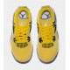 Air Jordan 4 Retro Lightning Preschool Lifestyle Shoe (Tour Yellowr/Dark Blue Grey) Limitado a uno por cliente