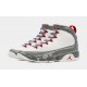 Air Jordan 9 Retro Fire Red Mens Lifestyle Shoes (White/Grey) Envío gratuito