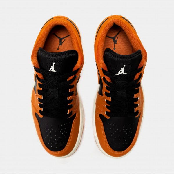 Zapatillas Air Jordan 1 Retro Low Sport Spice, Estilo de Vida Mujer (Naranja/Negro)