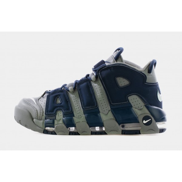 Zapatillas de baloncesto Air More Uptempo '96 para hombre (gris frío/azul marino/blanco)