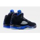 Air Jordan 5 Retro Racer Azul Mens Lifestyle Zapatos (Negro/Azul) Límite de uno por cliente
