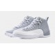 Air Jordan 12 Retro Stealth Mens Lifestyle Shoes (Grey/White) Envío gratuito