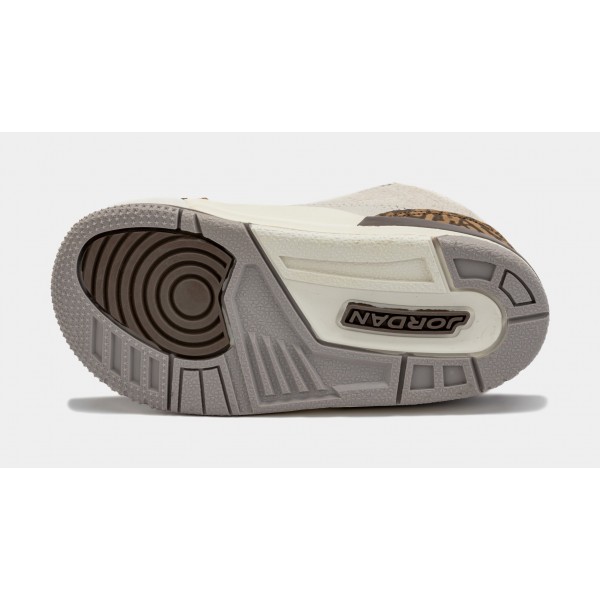Air Jordan 3 Retro Palomino Infantil Lifestyle Zapatos (Light Orewood Brown/Palomino)
