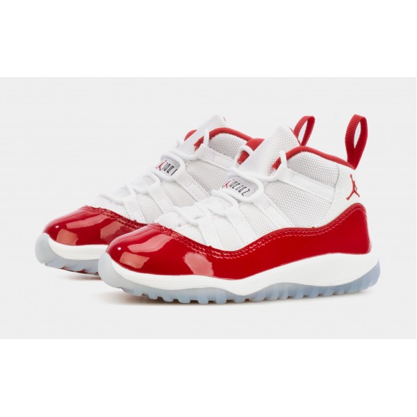 Air Jordan 11 Retro Cereza Infantil Lifestyle Zapatos (Blanco/Rojo) Envío gratuito