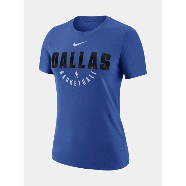 Camiseta Dallas Mavericks NBA Dri Fit para mujer (Azul)