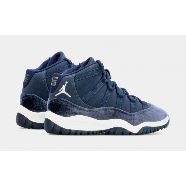 Air Jordan 11 Retro Midnight Navy Preschool Lifestyle Zapatos (Azul) Envío gratuito