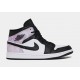 Air Jordan 1 Mid Tie Dye Mens Lifestyle Shoes (Black/Pink) Envío gratuito