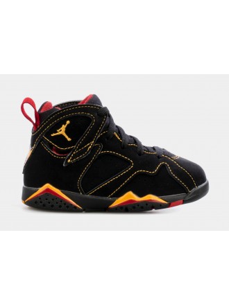 Air Jordan 7 Retro Citrus Infantil Lifestyle Zapatos (Negro/Rojo) Envío gratuito