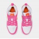 Zapatillas Air Jordan 1 Mid Lifestyle, Preescolar (Rosa/Naranja)
