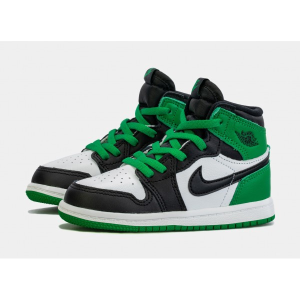 Air Jordan 1 Retro High OG Lucky Verde Infantil Lifestyle Zapatos (Verde / Negro)