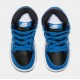 Air Jordan 1 High OG Marina Azul Niño pequeño Zapatillas Lifestyle (Azul/Negro)