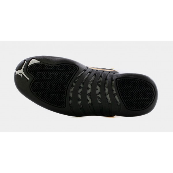 Zapatillas Air Jordan 12 Retro Royalty Estilo de Vida para Hombre (Blanco/Negro/Oro Metálico) Límite de una por cliente