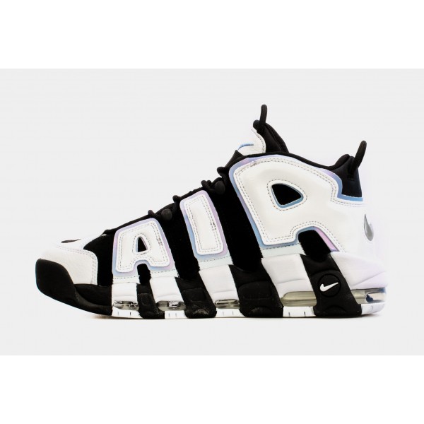 Air More Uptempo 96 Cobalt Bliss Mens Basketball Shoes (Black/White) Envío gratuito