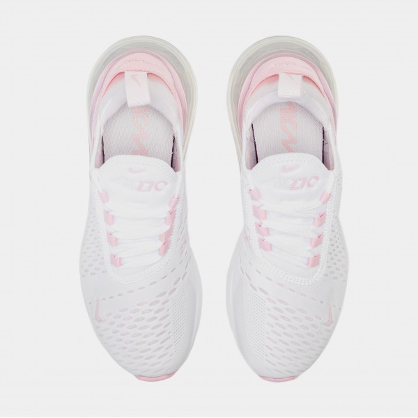 Air Max 270 Womens Running Shoes (Blanco/Rosa)