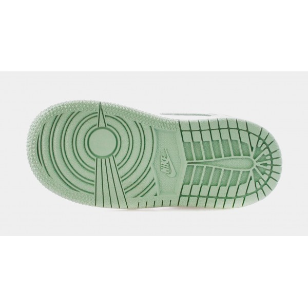 Zapatillas Air Jordan 1 High OG Seafoam para niño (Verde/Blanco)