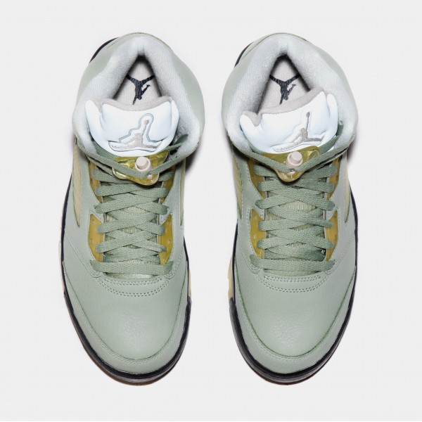 Air Jordan 5 Retro Jade Horizon Hombre Lifestyle Zapatos (Verde)