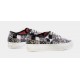 Zapatillas Skate Authentic Patchwork Floral Mujer (Negras/Blancas)