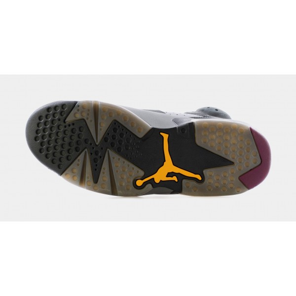 Zapatillas Air Jordan 6 Retro Burdeos para hombre (Negro/Gris claro/Gris oscuro/Burdeos)