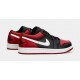 Air Jordan 1 Retro Low Alternate Bred Toe Hombres Lifestyle Zapatos (Negro/Rojo)