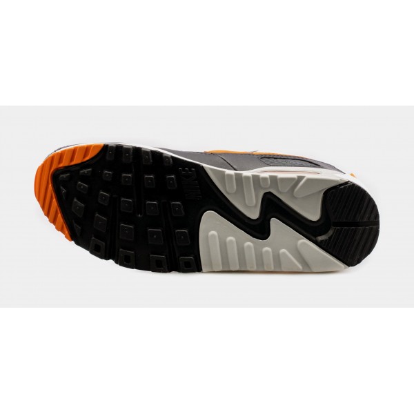 Air Max 90 Mens Running Shoes (Gris / Naranja)