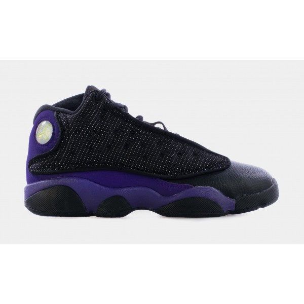 Air Jordan 13 Court Purple Preescolar Lifestyle Zapatos (Negro / Púrpura) Envío gratuito