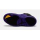 Air Jordan 12 Retro Campo Púrpura Preescolar Lifestyle Zapatos (Negro / Púrpura)