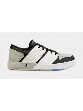 Air Jordan Nu Retro 1 Low Light Smoke Grey Zapatillas Lifestyle para hombre (Blanco/Negro)