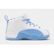 Air Jordan 12 Emoji Infant Toddler Lifestyle Shoes (Blanco/Azul) Envío gratuito