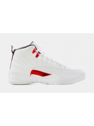 Air Jordan 12 Retro Twist Zapatillas Lifestyle para Hombre (Blanco/Rojo) Limitado a uno por cliente