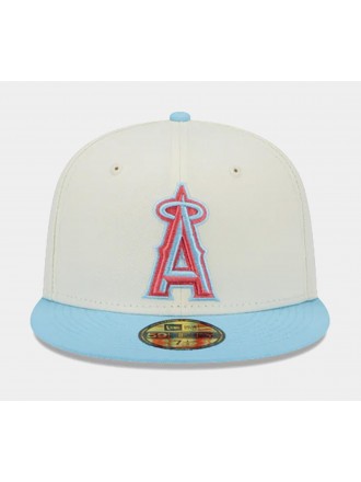 Anaheim Angels Colorpack 59Fifty Mens Fitted Hat (Azul/Blanco)