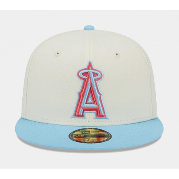 Anaheim Angels Colorpack 59Fifty Mens Fitted Hat (Azul/Blanco)