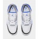 Zapatillas Air Jordan 3 Retro Azul Racer para niños en edad escolar (Blanco/Azul)