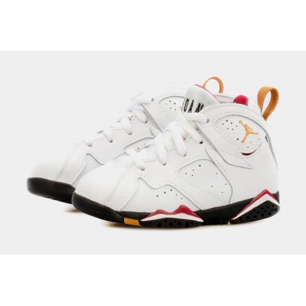 Air Jordan 7 Retro Cardenal Infantil Lifestyle Zapatos (Blanco/Rojo) Envío gratuito