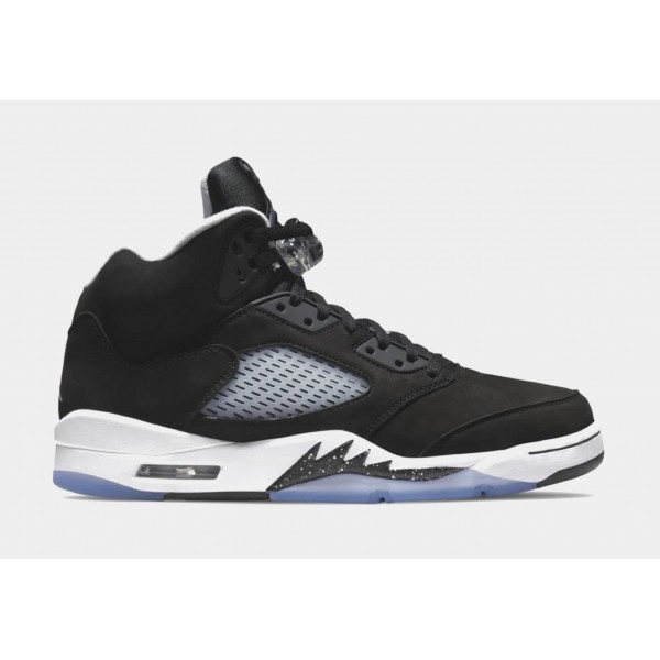 Air Jordan 5 Retro Moonlight Mens Lifestyle Shoes (Negro) Límite de una por cliente