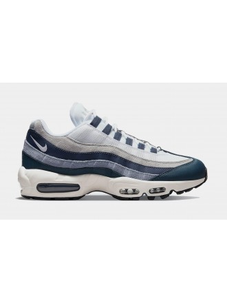 Air Max 95 Mens Lifestyle Shoes (Azul Marino Medianoche/Blanco/Gris)