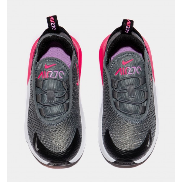 Air Max 270 Infantil Lifestyle zapatos (Gris / Rosa)