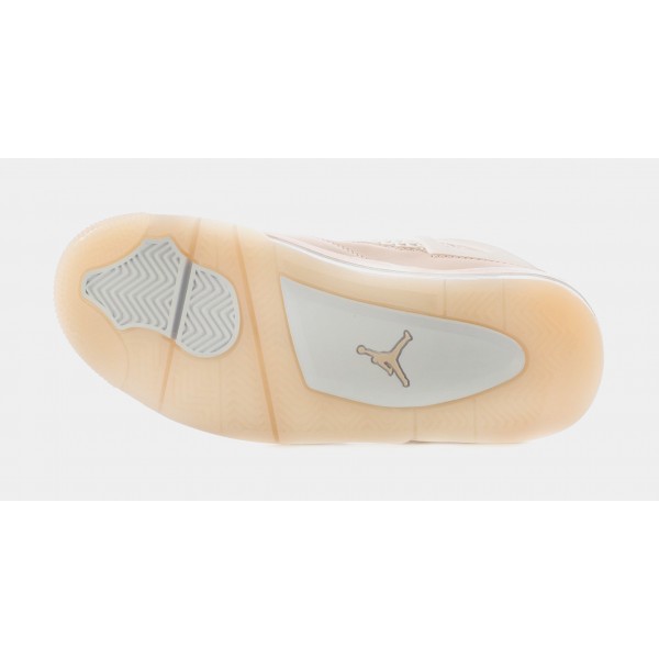 Zapatillas Air Jordan 4 Retro Shimmer Estilo de Vida Mujer (Shimmer/Bronze Eclipse/Orange Quartz/Plateado Metálico) Limitado a uno por cliente