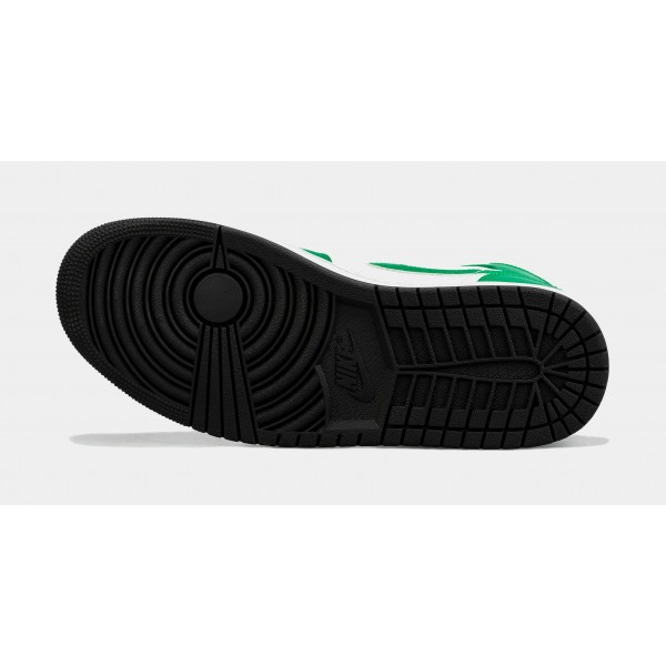 Zapatillas Air Jordan 1 Retro Mid Lucky Green, Estilo de Vida para Hombre (Blanco/Verde)