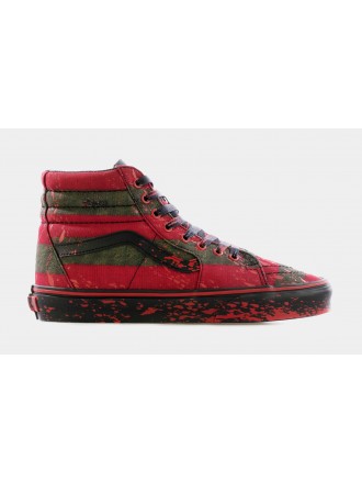 Zapatillas de Skate Freddy Sk8-HI para Hombre (Rojo/Gris)