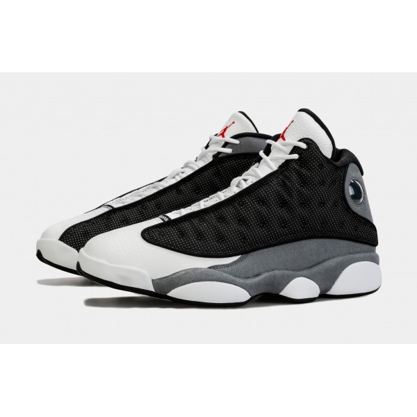 Air Jordan 13 Retro Negro Flint Mens Lifestyle Zapatos (Negro / Gris)