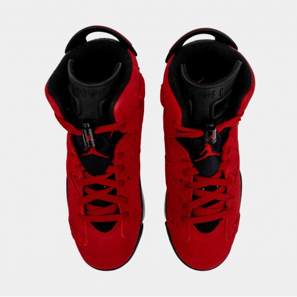 Air Jordan 6 Retro Toro Bravo Grade School Lifestyle Zapatos (Rojo / Negro) Envío gratuito
