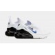 Air Max 270 zapatos de la escuela de grado de estilo de vida (Blanco / Azul)